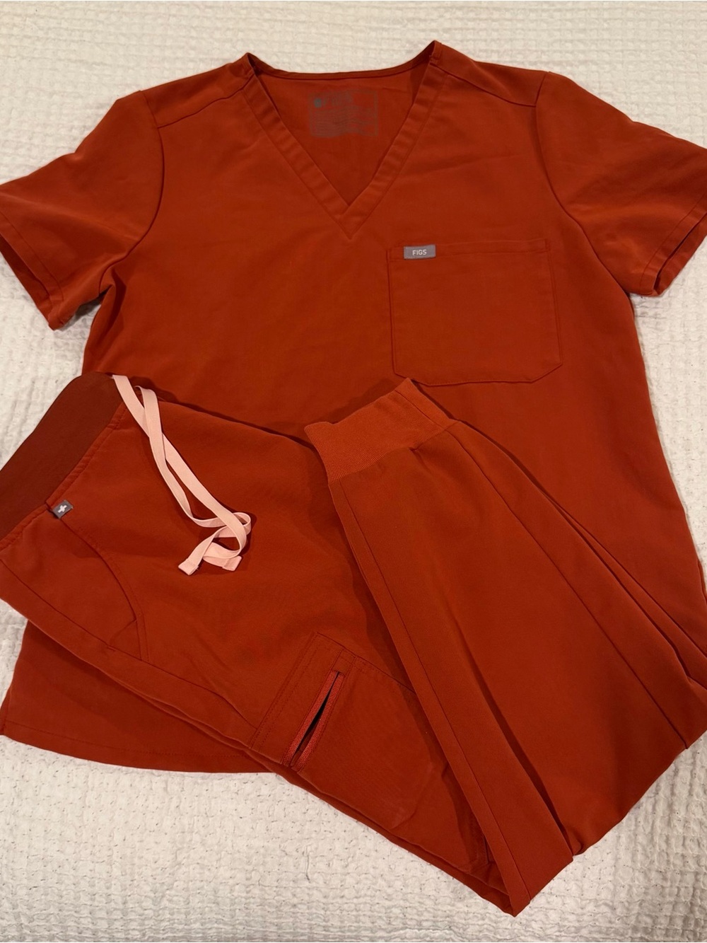 FIGS Auburn Catarina top and Zamora jogger pants